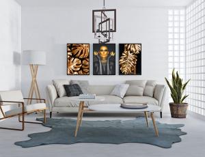 Quadro Decorativo Preto e Dourado - Fotografias / Diversos Vinílico 20x30 / 30x40 / 40x60 / 60x90 4x0 DIGITAL Adesivo Fosco / Rústico Moldura 2x3 ( Padrão ) ou Filete 